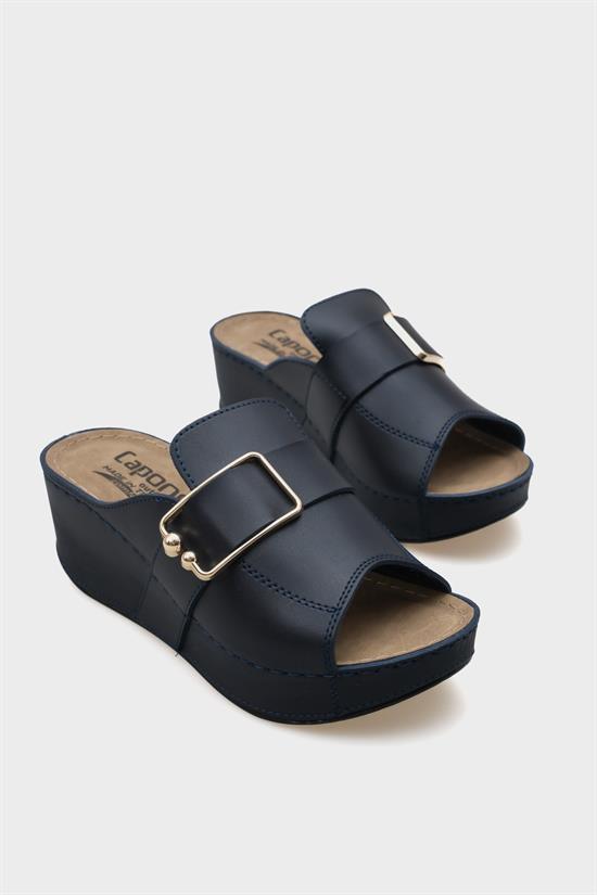Capone Kacie 612245 Women Navy Slingback Comfort Anatomical Sandals image 2