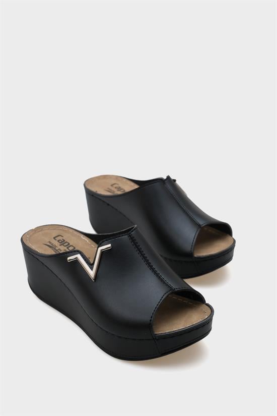 Capone Kailey 6145 Women Black Platform V Clip Accessory Sandals image 4