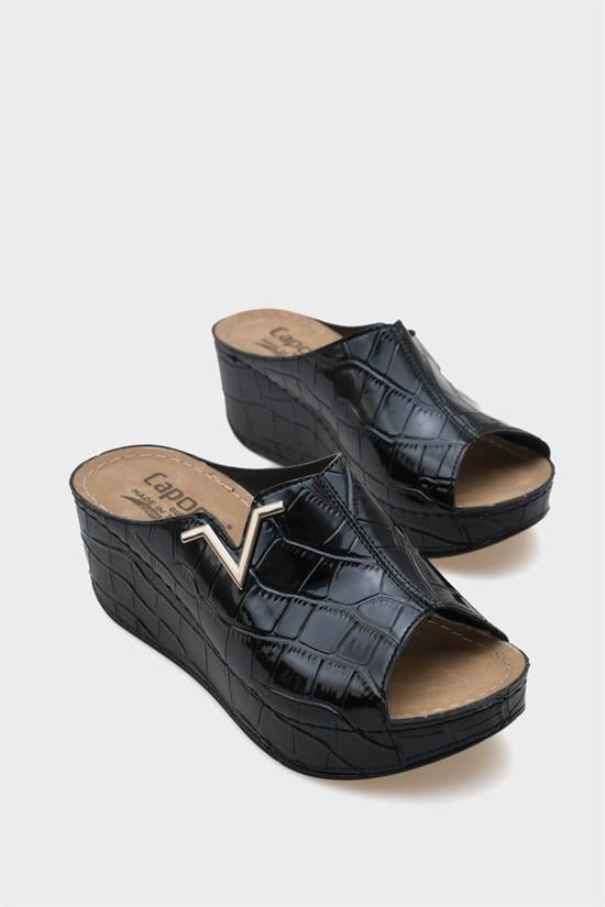 Capone Kailey 6145 Women Black Platform V Clip Accessory Sandals image 3