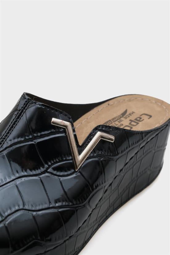 Capone Kailey 6145 Women Black Platform V Clip Accessory Sandals image 6