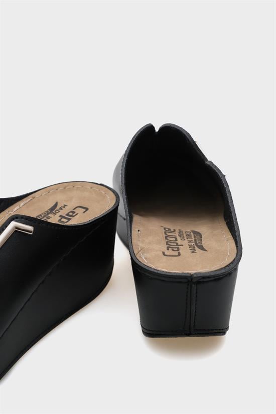 Capone Kally Z6188 Women Black Platform V Clip Accessory Clog Sandals image 6