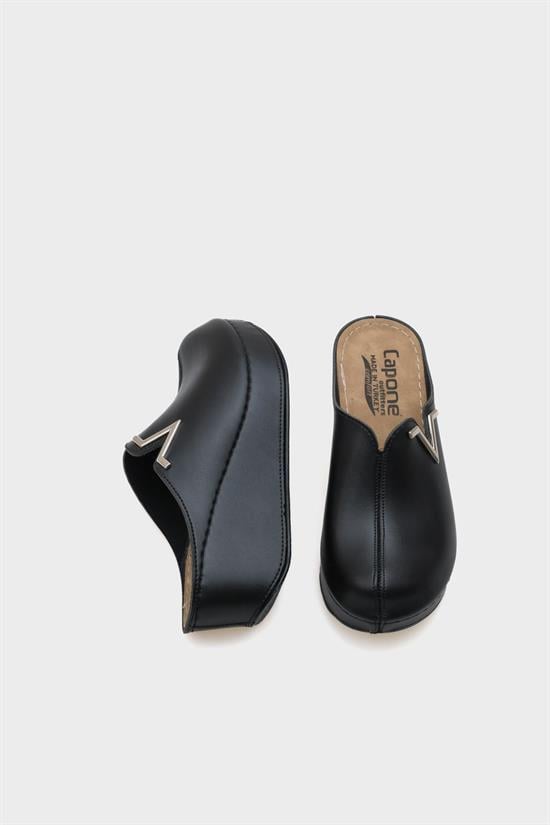 Capone Kally Z6188 Women Black Platform V Clip Accessory Clog Sandals image 3
