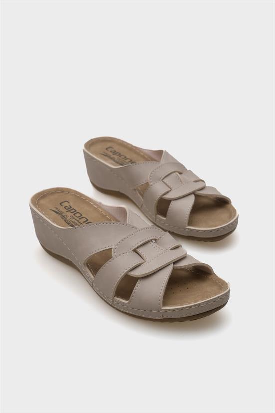 Capone Kamila 6319 Women Beige Slingback Comfort Anatomical Sandals image 4