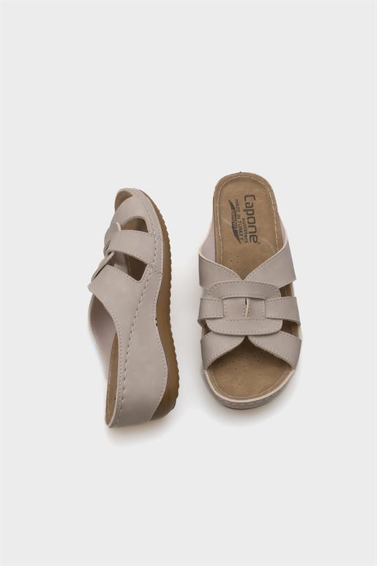 Capone Kamila 6319 Women Beige Slingback Comfort Anatomical Sandals image 3