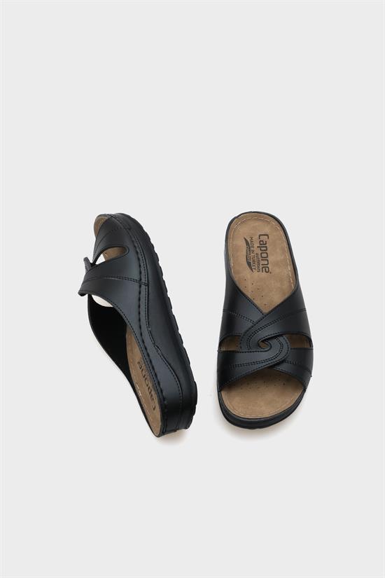 Capone Kamila 6319 Women Black Slingback Comfort Anatomical Sandals image 2