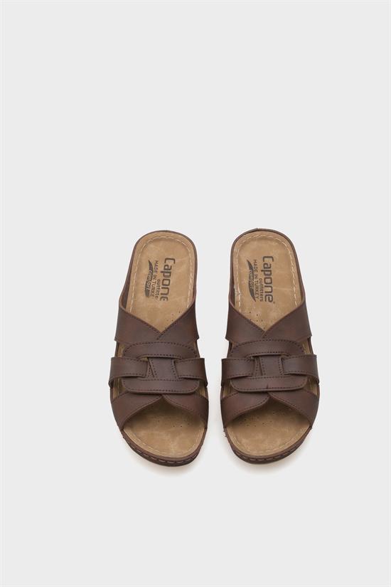 Capone Kamila 6319 Women Brown Slingback Comfort Anatomical Sandals image 3