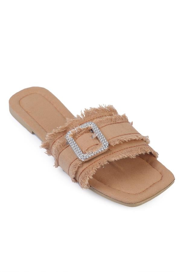 Capone Katharyn Women Beige Denim Sandal
