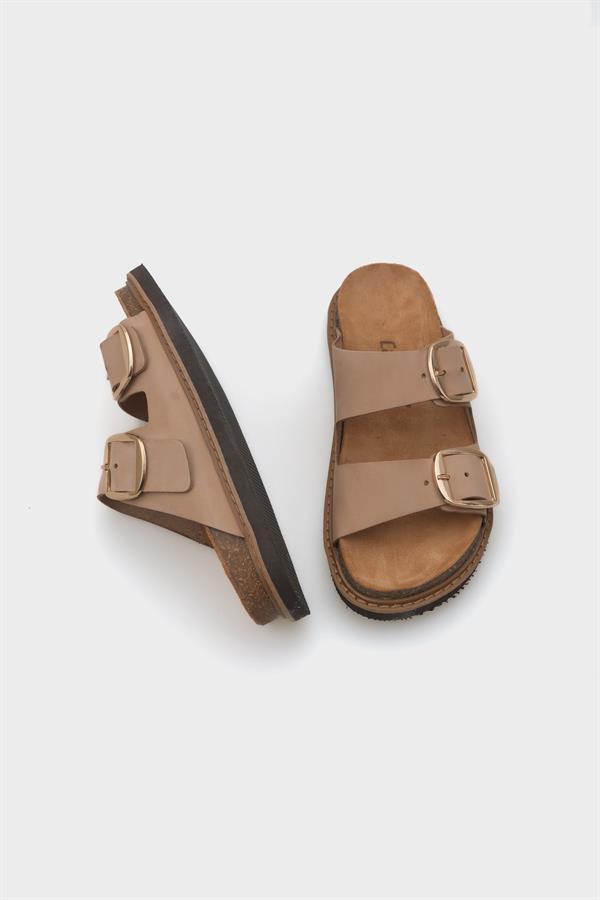 Capone Nicole Leather Women Beige Sandals image 5