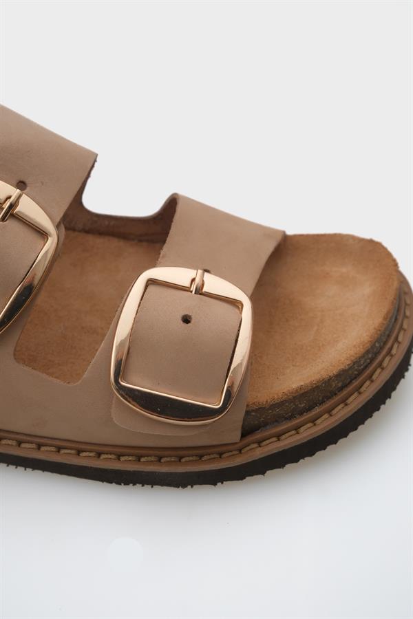 Capone Nicole Leather Women Beige Sandals image 2