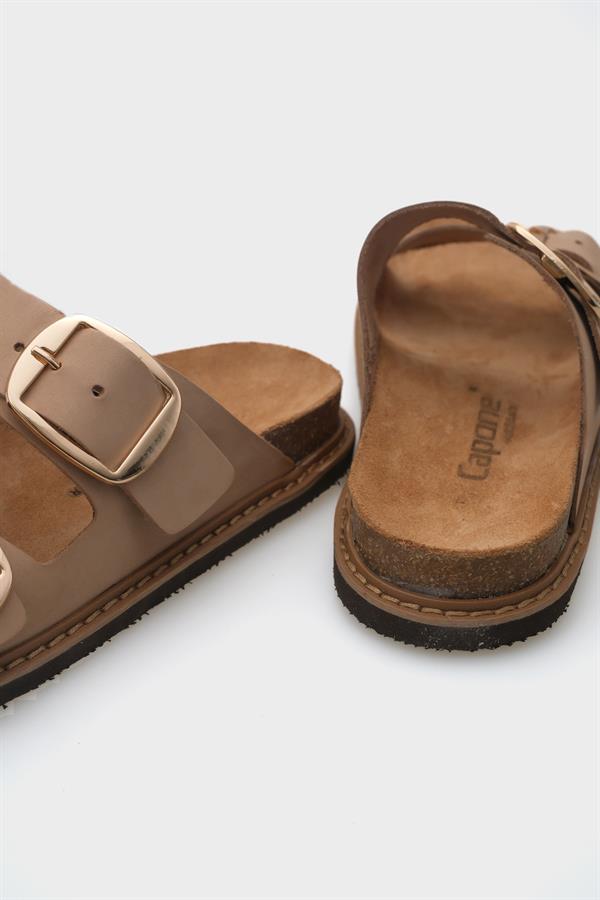 Capone Nicole Leather Women Beige Sandals image 4