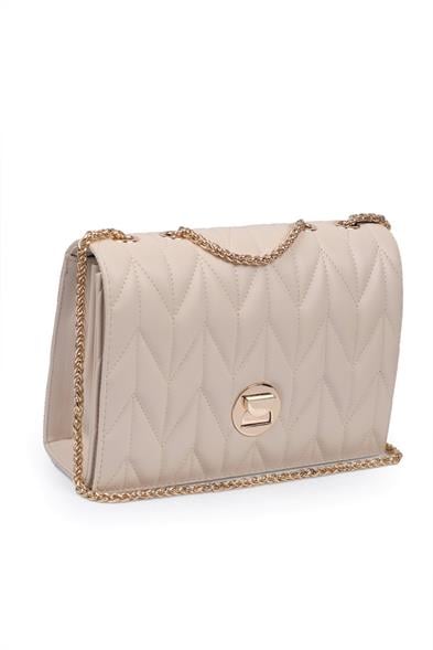 Capone Leeds Women Beige Shoulder Bag