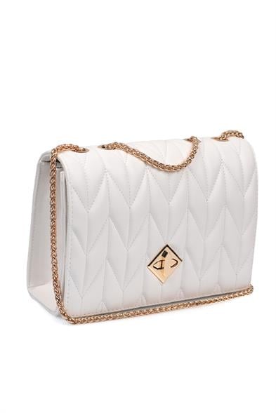 Capone Leeds Women White Shoulder Bag