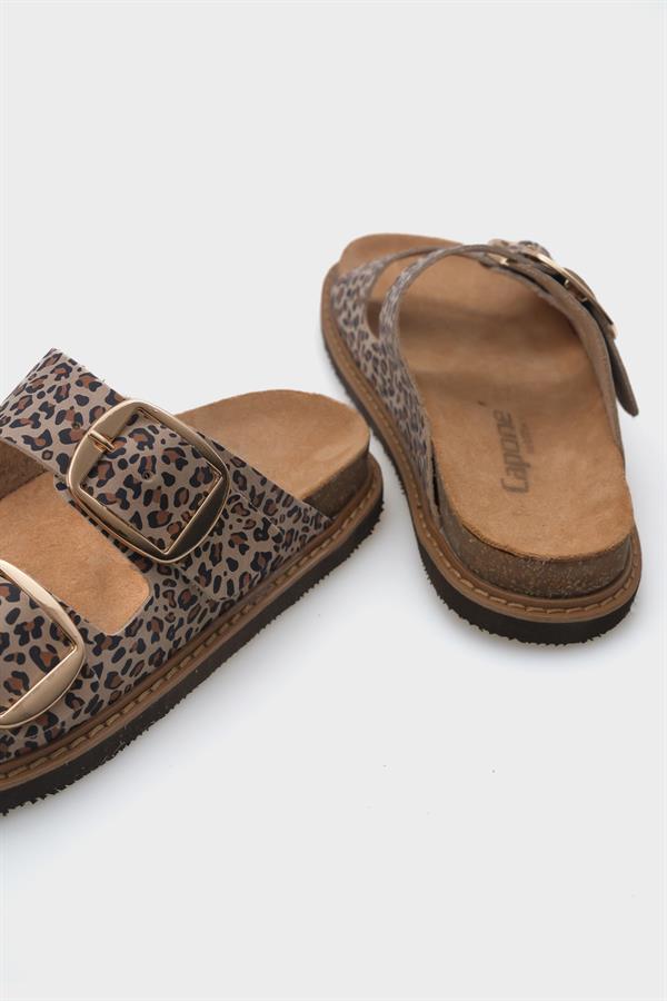 Capone Nicole Leopard Leather Women Leopard Sandals image 4