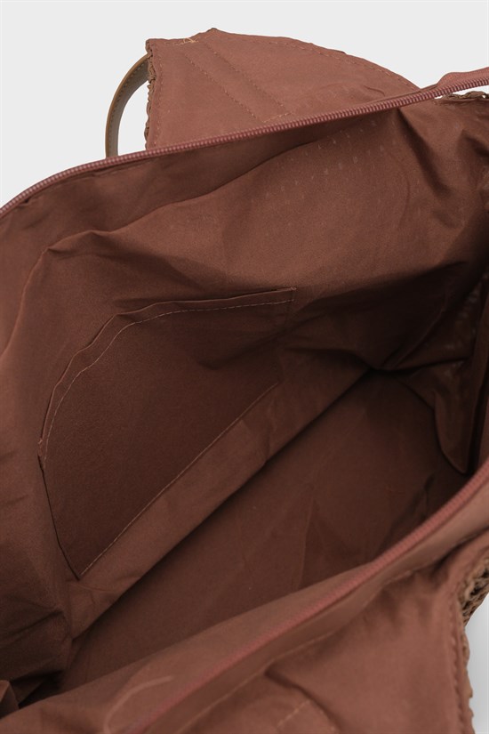 Capone Malaga Raffia Look Women Brown Shoulder Bag image 6