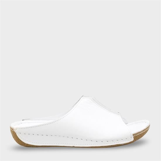 Capone Marielle Genuine Leather Soft Comfort Women White Sandal image 2