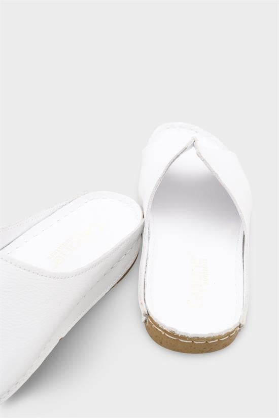 Capone Marielle Genuine Leather Soft Comfort Women White Sandal image 5