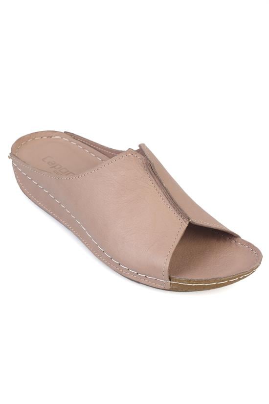 Capone Marielle Genuine Leather Soft Comfort Women Mink Sandal