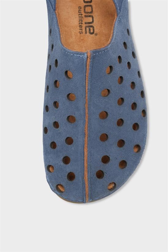 Capone Meghan Genuine Leather Soft Comfort Women Denim Blue Sandal image 4