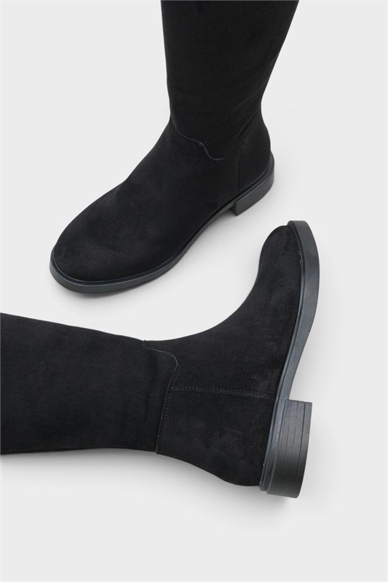 Capone Melitta Faux Fur Trim Suede Look Pull-On Women  Boot image 5