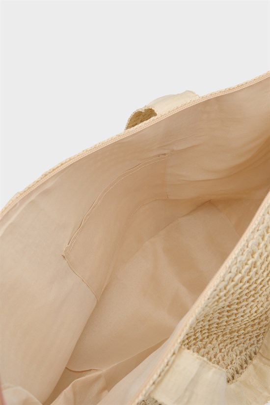 Capone Menorca Raffia Look Women Beige Tote Bag image 6