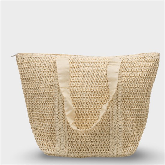 Capone Menorca Raffia Look Women Beige Tote Bag image 2
