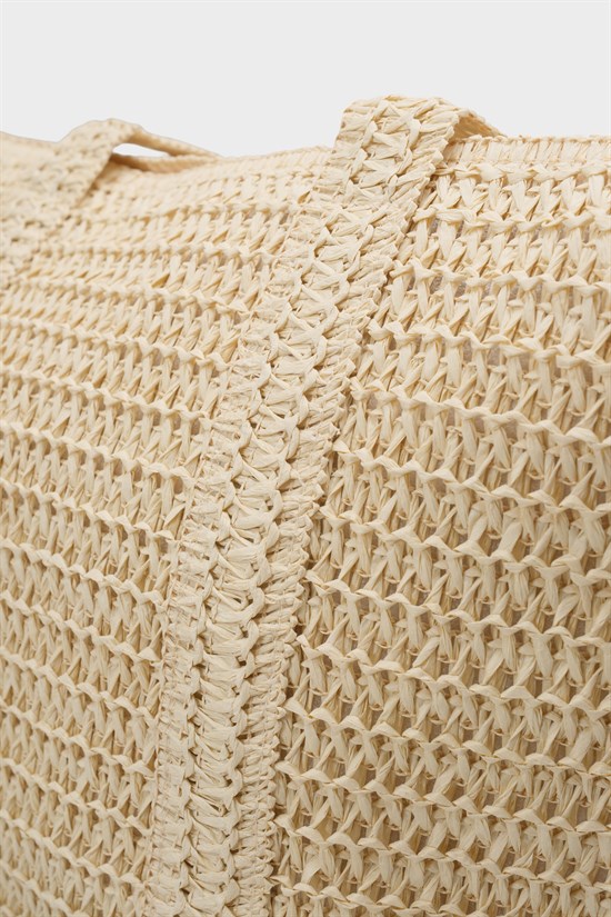 Capone Menorca Raffia Look Women Beige Tote Bag image 5