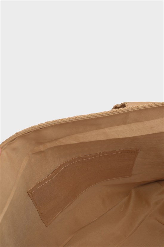Capone Menorca Raffia Look Women Mink Tote Bag image 6