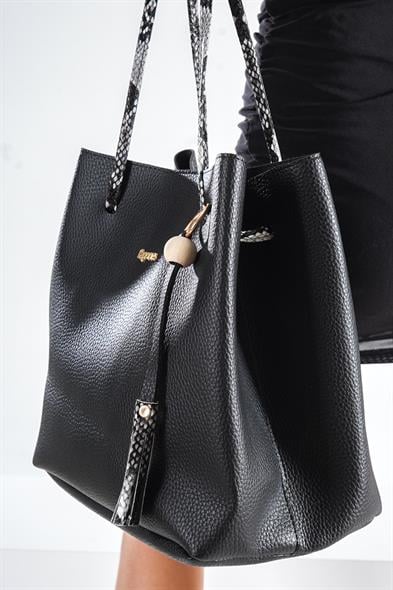 Capone Merida Women Black Shoulder Bag image 6