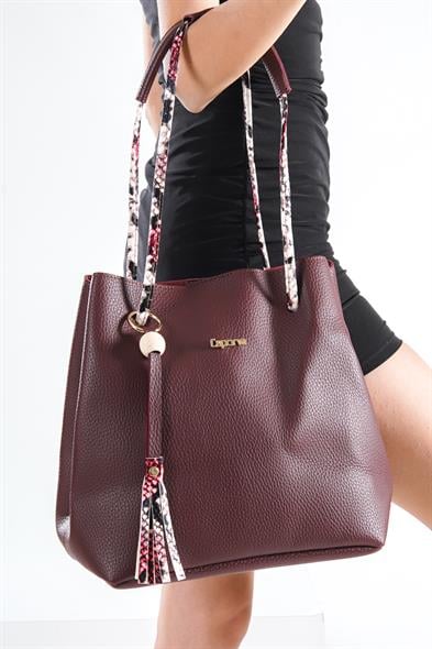 Capone Merida Women Burgundy Shoulder Bag image 6