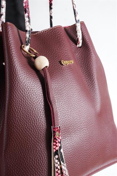 Capone Merida Women Burgundy Shoulder Bag image 5