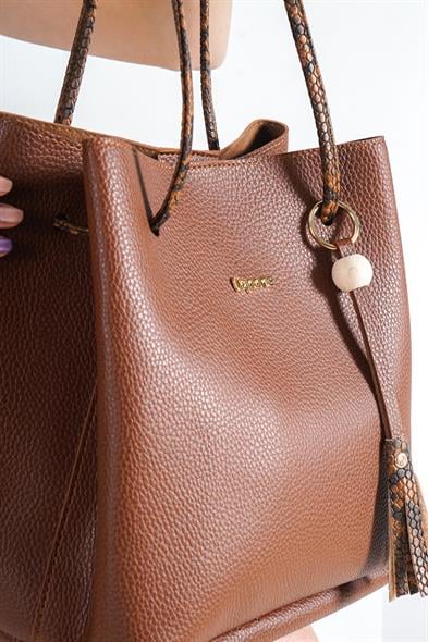Capone Merida Women Tan Shoulder Bag image 4