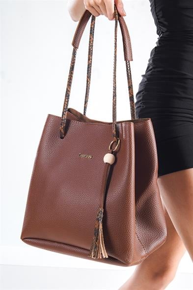 Capone Merida Women Tan Shoulder Bag image 5