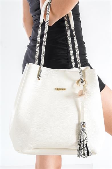 Capone Merida Women White Shoulder Bag image 5