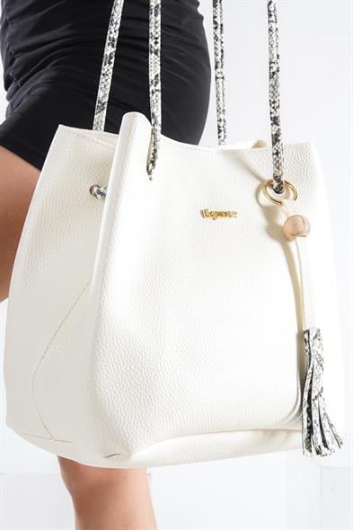 Capone Merida Women White Shoulder Bag image 6