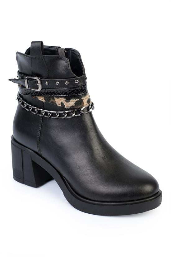Capone Metal Buckle Women  Boots