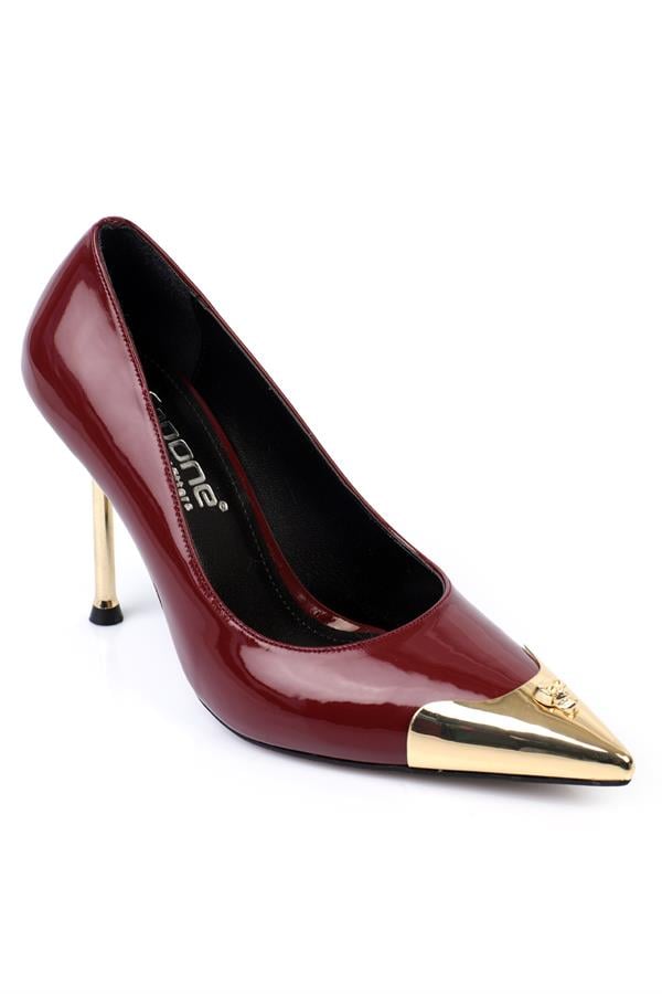 Capone Metal Pointed-Toe High-Heeled Stilettos image 1