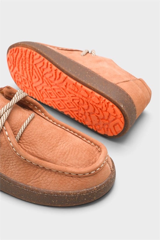 Capone Miranda Genuine Nubuck Leather Comfort Women Nubuck Brick Loafer image 6