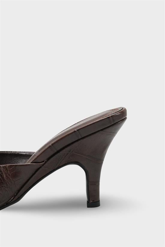 Capone Nadeen Wedge Mid Heel Elegant Women Brown Sandal image 5