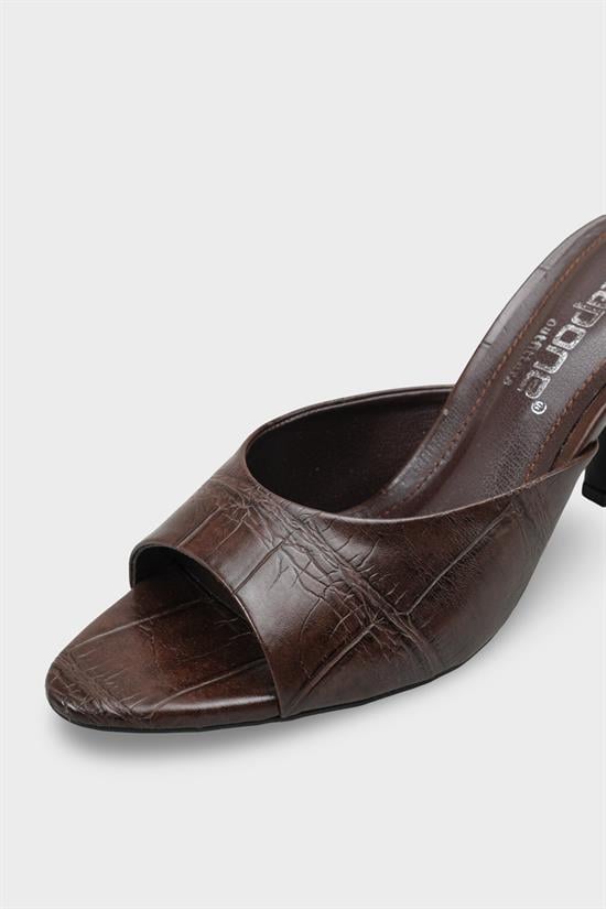 Capone Nadeen Wedge Mid Heel Elegant Women Brown Sandal image 4