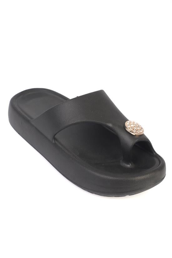 Capone Norri EVA Thong Women Black Sandal