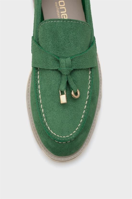 Capone Outfitters 001 Women Green Loafer image 3