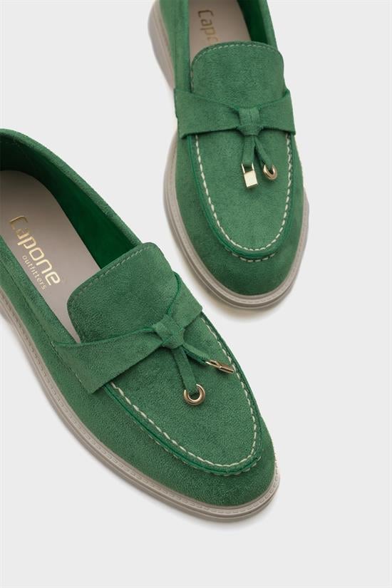 Capone Outfitters 001 Women Green Loafer image 4