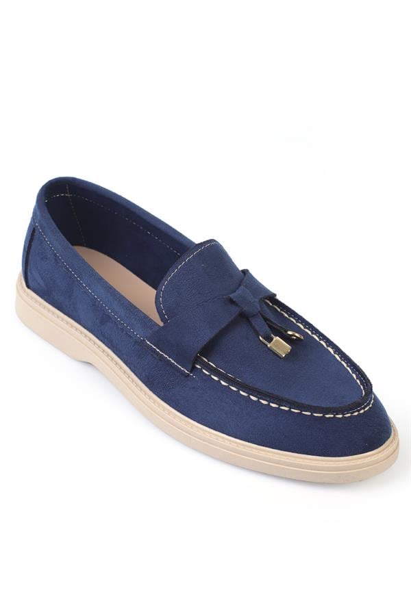Capone Outfitters 001 Women Navy Loafer