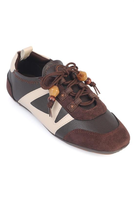 Capone Outfitters 001 Women Sued Brown Sneaker
