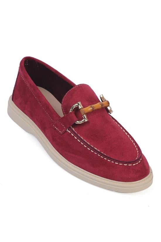 Capone Outfitters 006 Women Burgundy Loafer