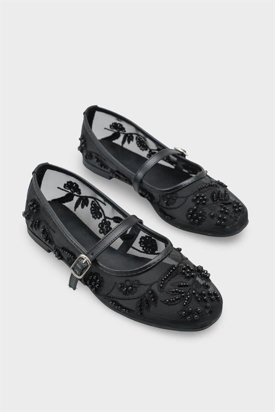 Capone Outfitters 058 Women Black Ballerina image 3