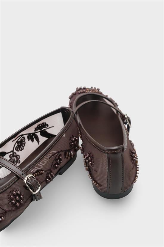 Capone Outfitters 058 Women Brown Ballerina image 5