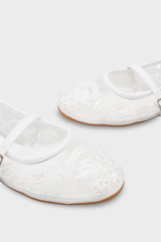 Capone Outfitters 058 Women White Ballerina image 6