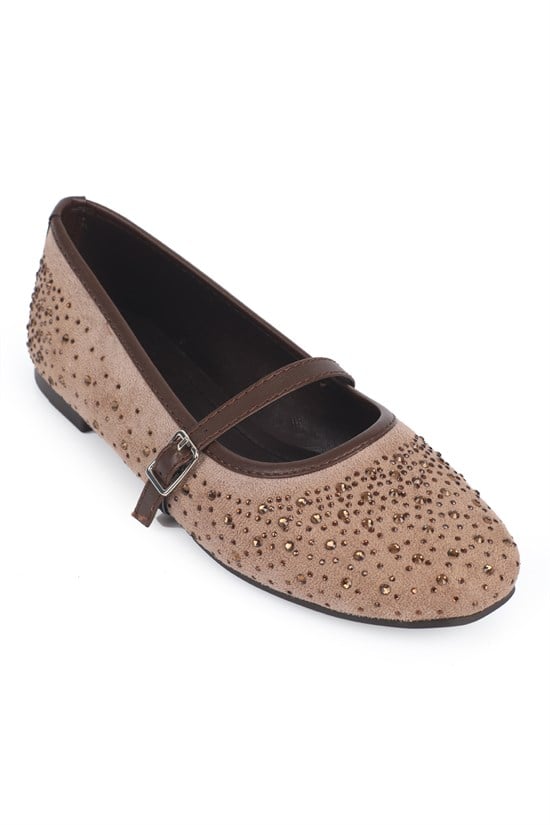 Capone Outfitters 074 Women Sued Mink Ballerina