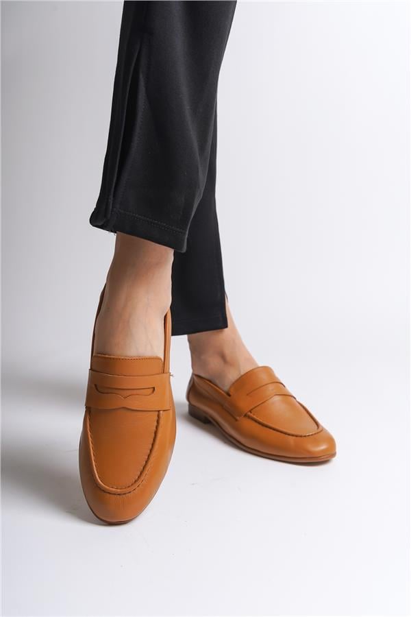 Capone Outfitters 078 Women Tan Loafer image 6